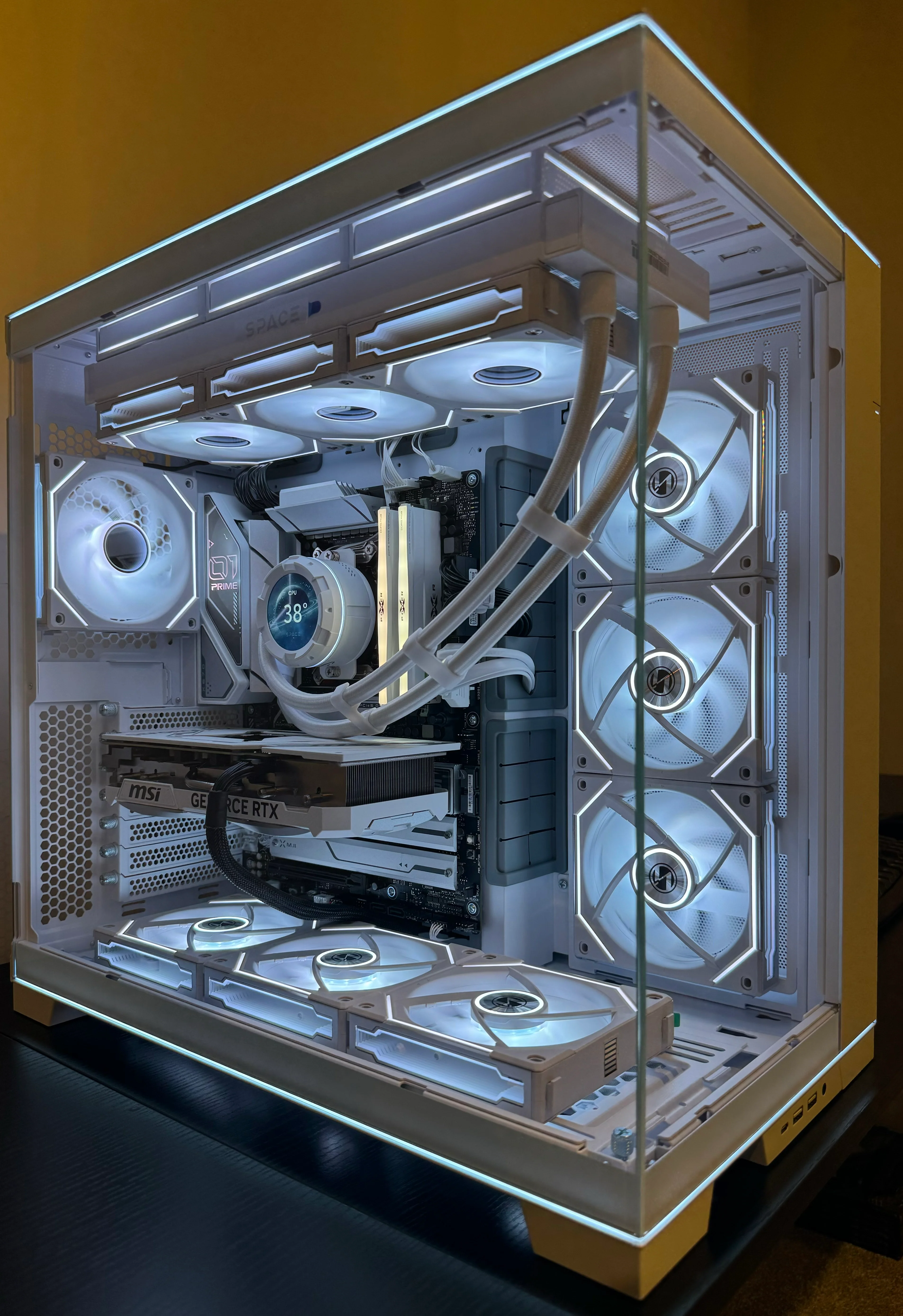 CUSTOM BUILT GAMING PC - i9 14900K 64GB DDR5 4TB SSD Z790 WHITE BUILD