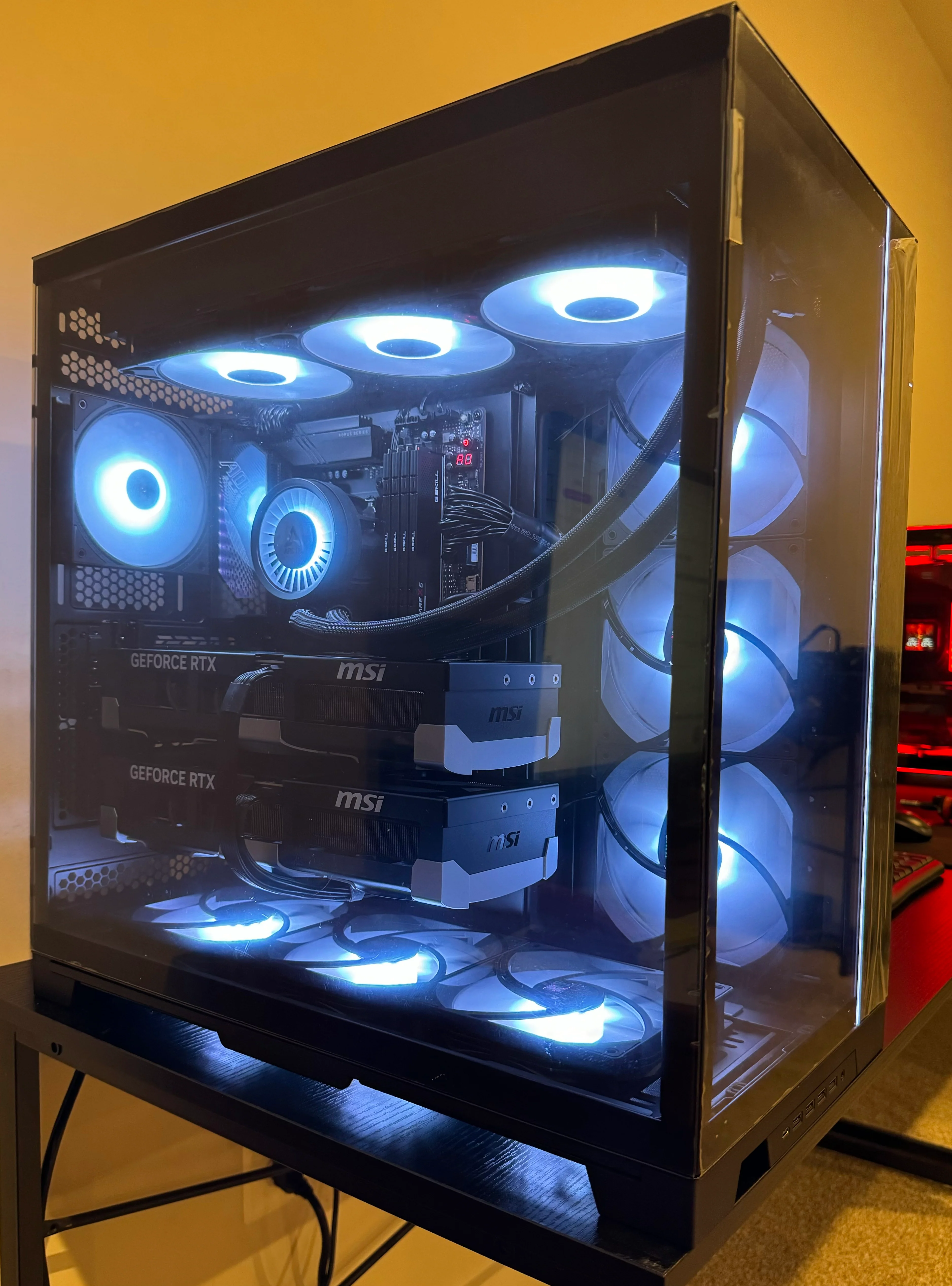 DUAL RTX 5090 AI WORKSTATION PC Core ULTRA 9 285K 192GB RAM 8TB SSD WiFI RGB VR - Image 3