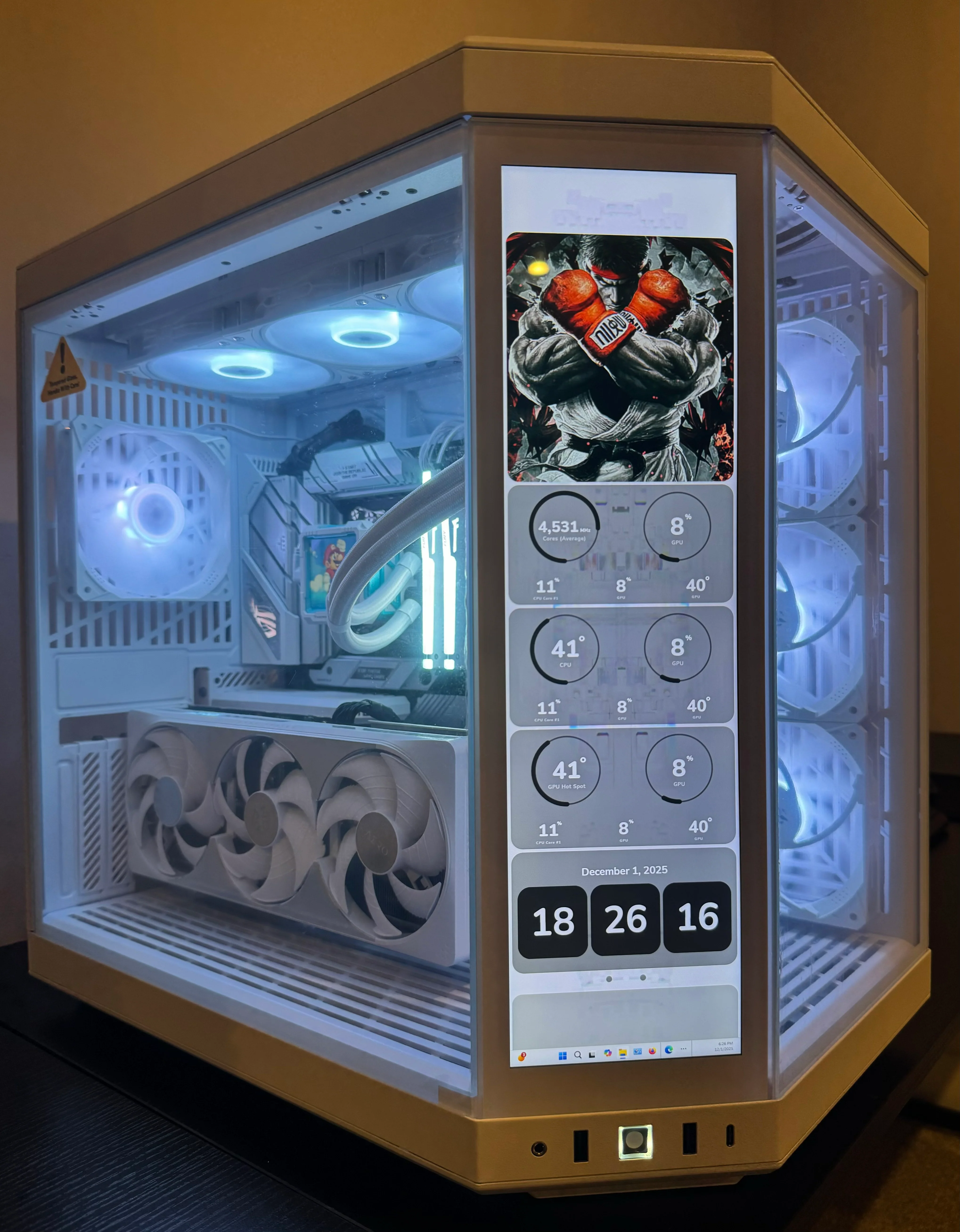 ROG ASTRAL 5090 CUSTOM BUILT GAMING PC RYZEN 9 9950X3D 64GB DDR5 RAM 4TB SSD WiFi 7 VR WHITE BUILD