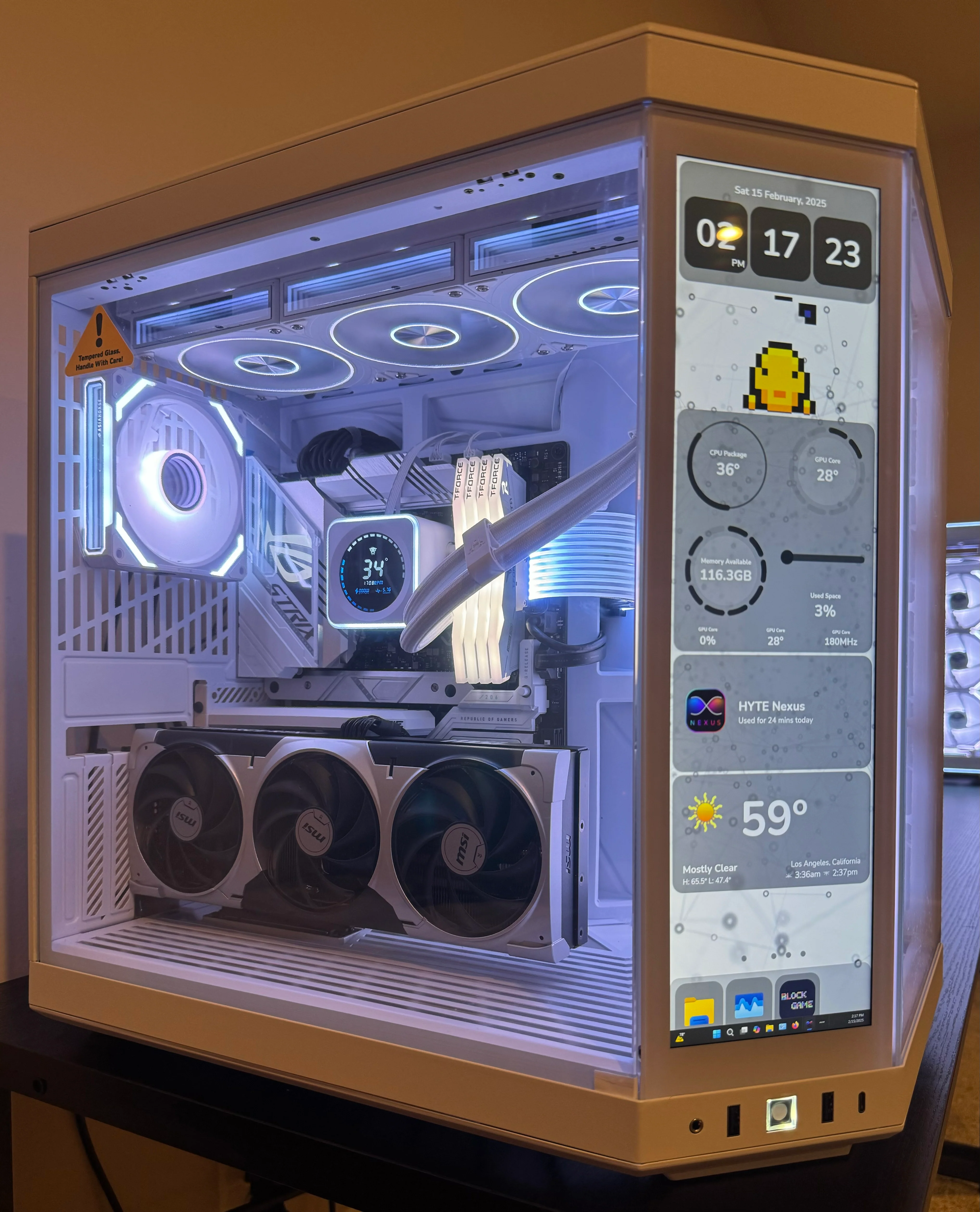 RTX 5080 CUSTOM BUILT GAMING PC WHITE BUILD - i9 14900K 64GB DDR5 4TB SSD WiFi - Image 9