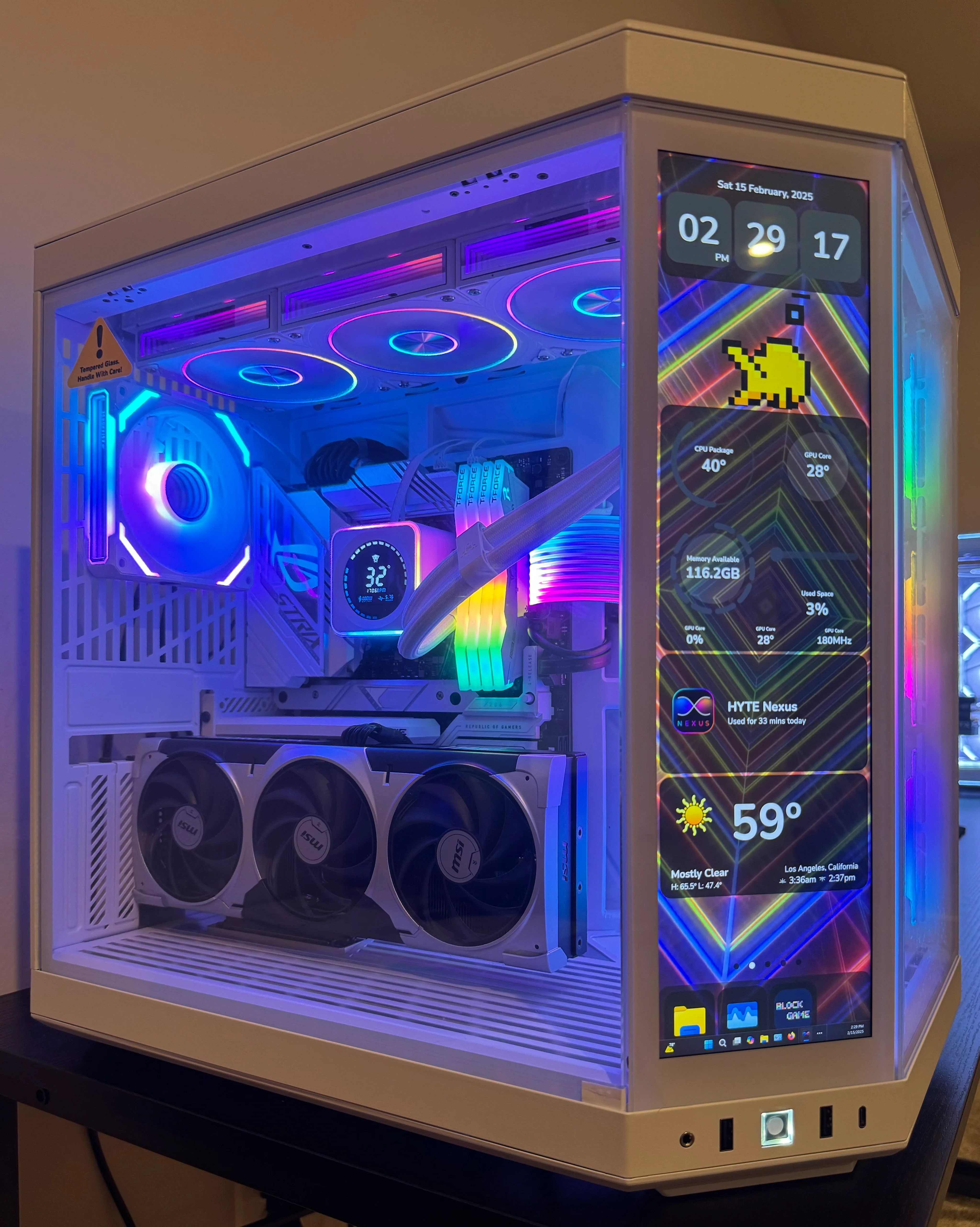 RTX 5080 CUSTOM BUILT GAMING PC WHITE BUILD - i9 14900K 64GB DDR5 4TB SSD WiFi - Image 2