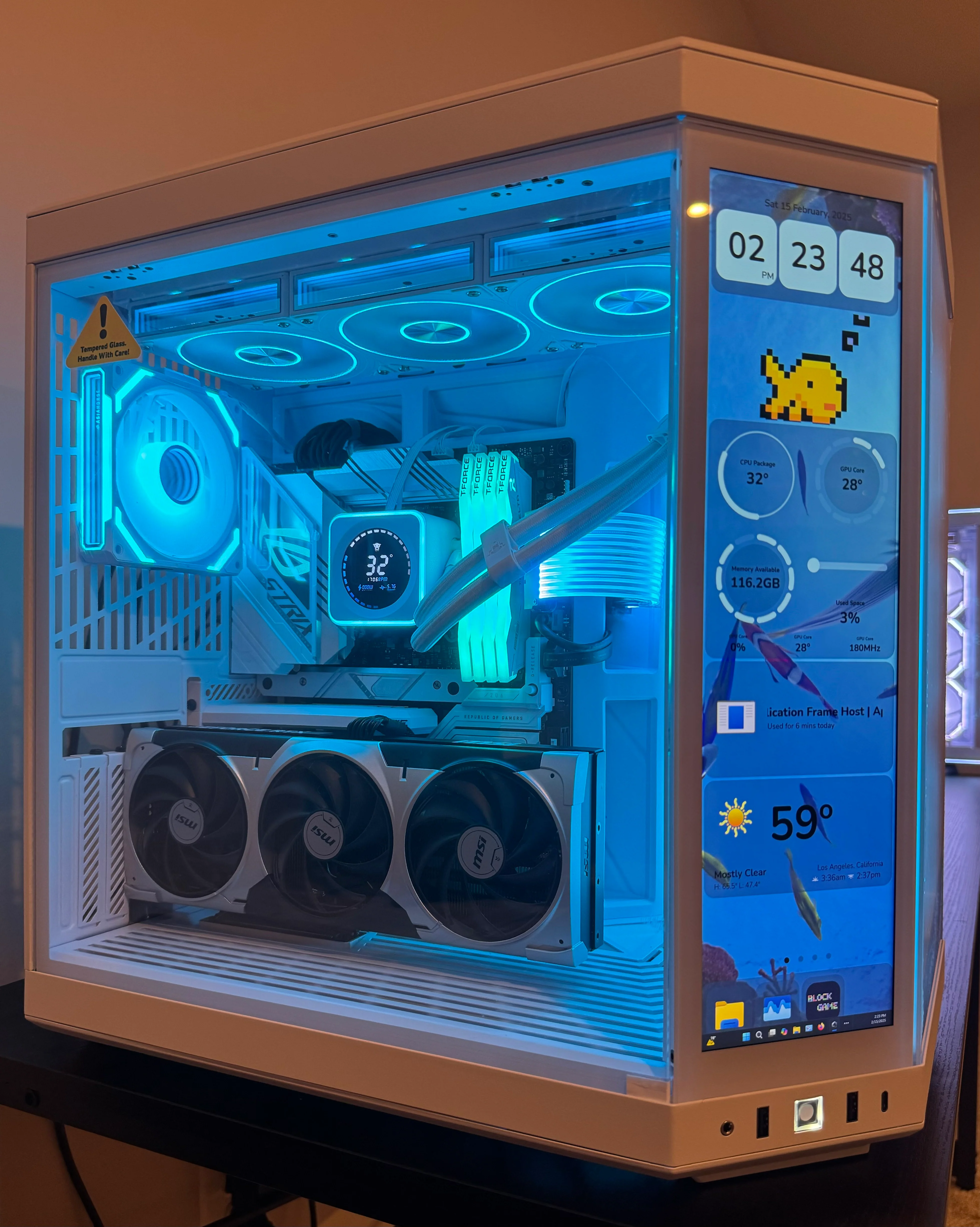 RTX 5080 CUSTOM BUILT GAMING PC WHITE BUILD - i9 14900K 64GB DDR5 4TB SSD WiFi - Image 8