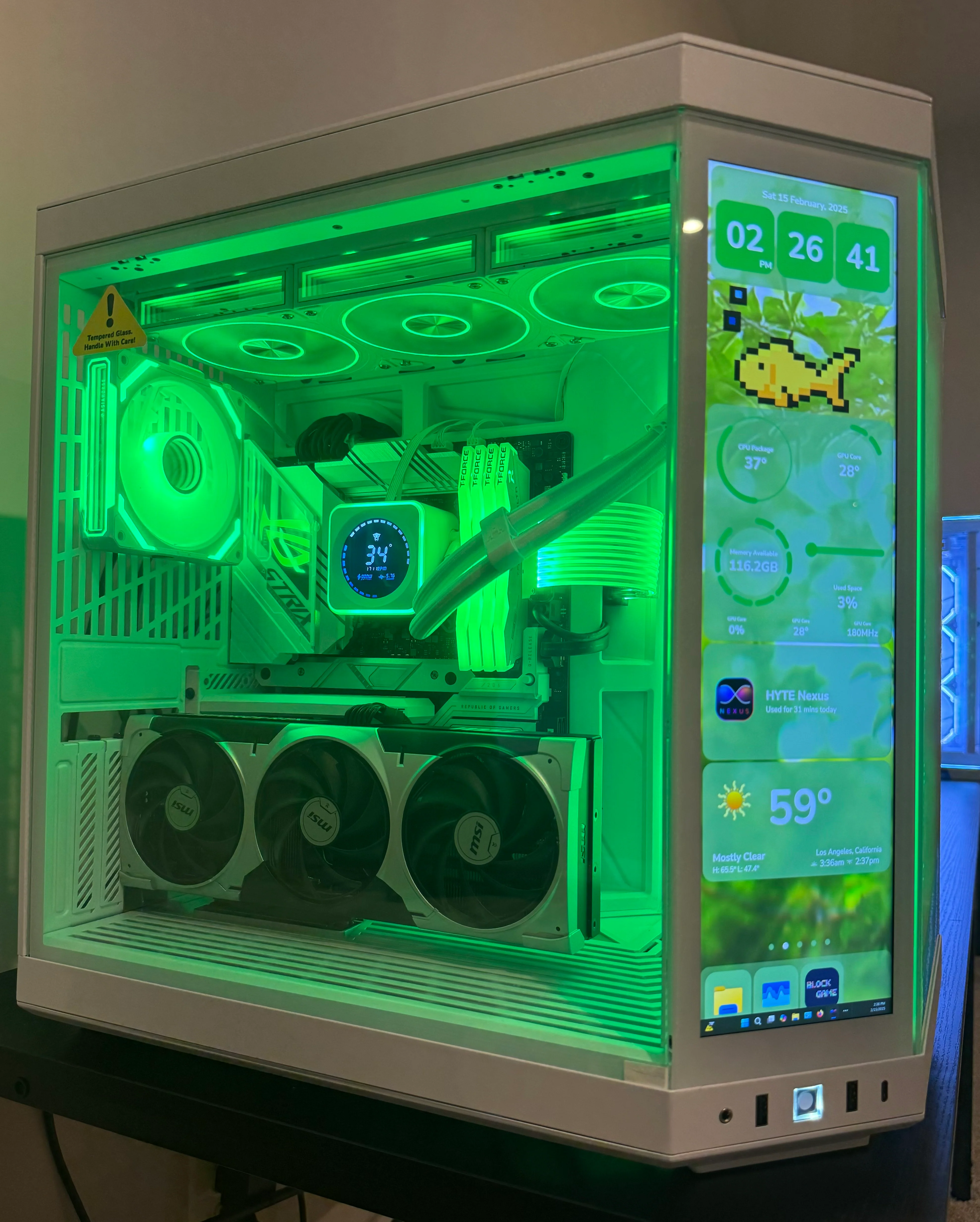 RTX 5080 CUSTOM BUILT GAMING PC WHITE BUILD - i9 14900K 64GB DDR5 4TB SSD WiFi - Image 6