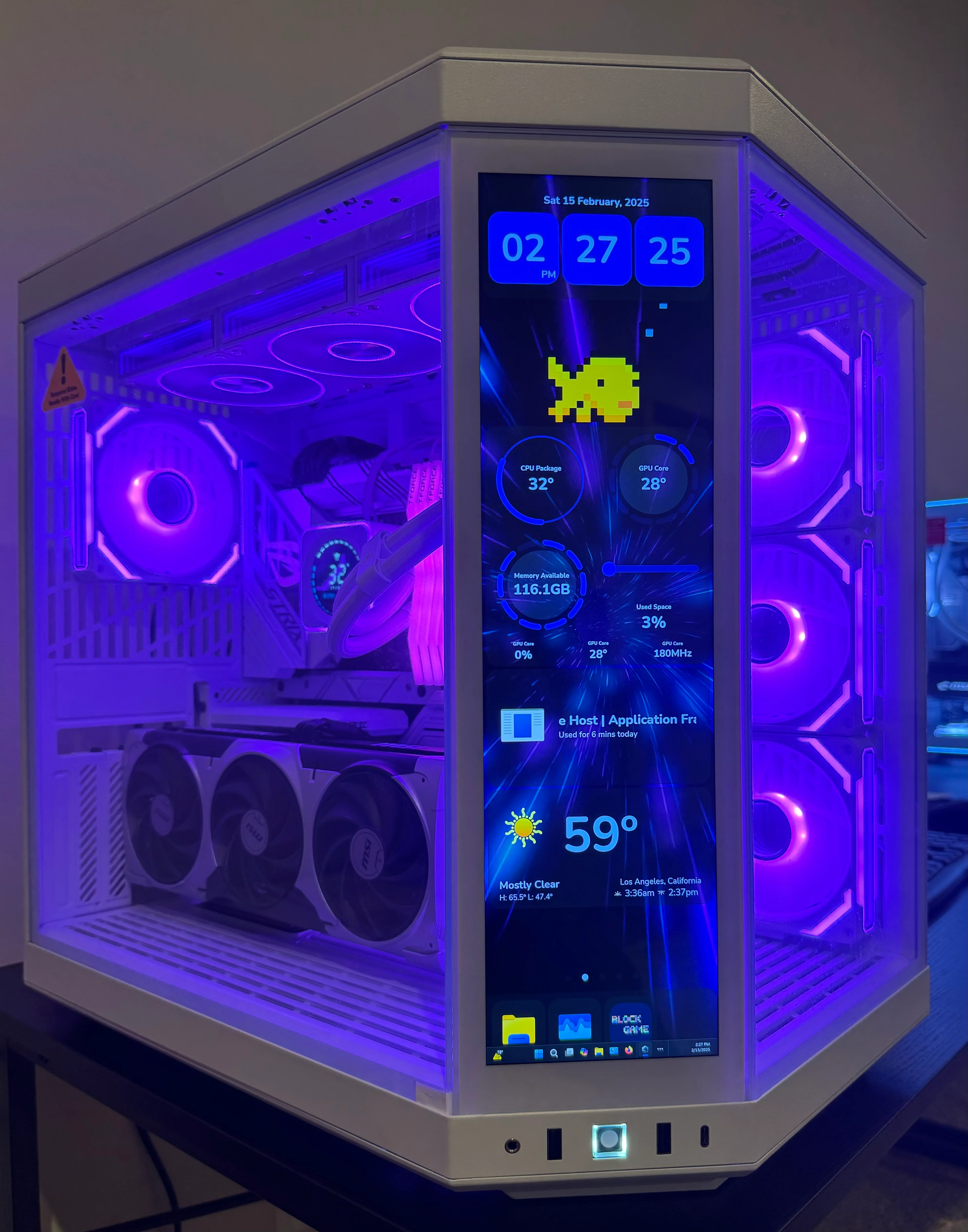 RTX 5080 CUSTOM BUILT GAMING PC WHITE BUILD - i9 14900K 64GB DDR5 4TB SSD WiFi - Image 5