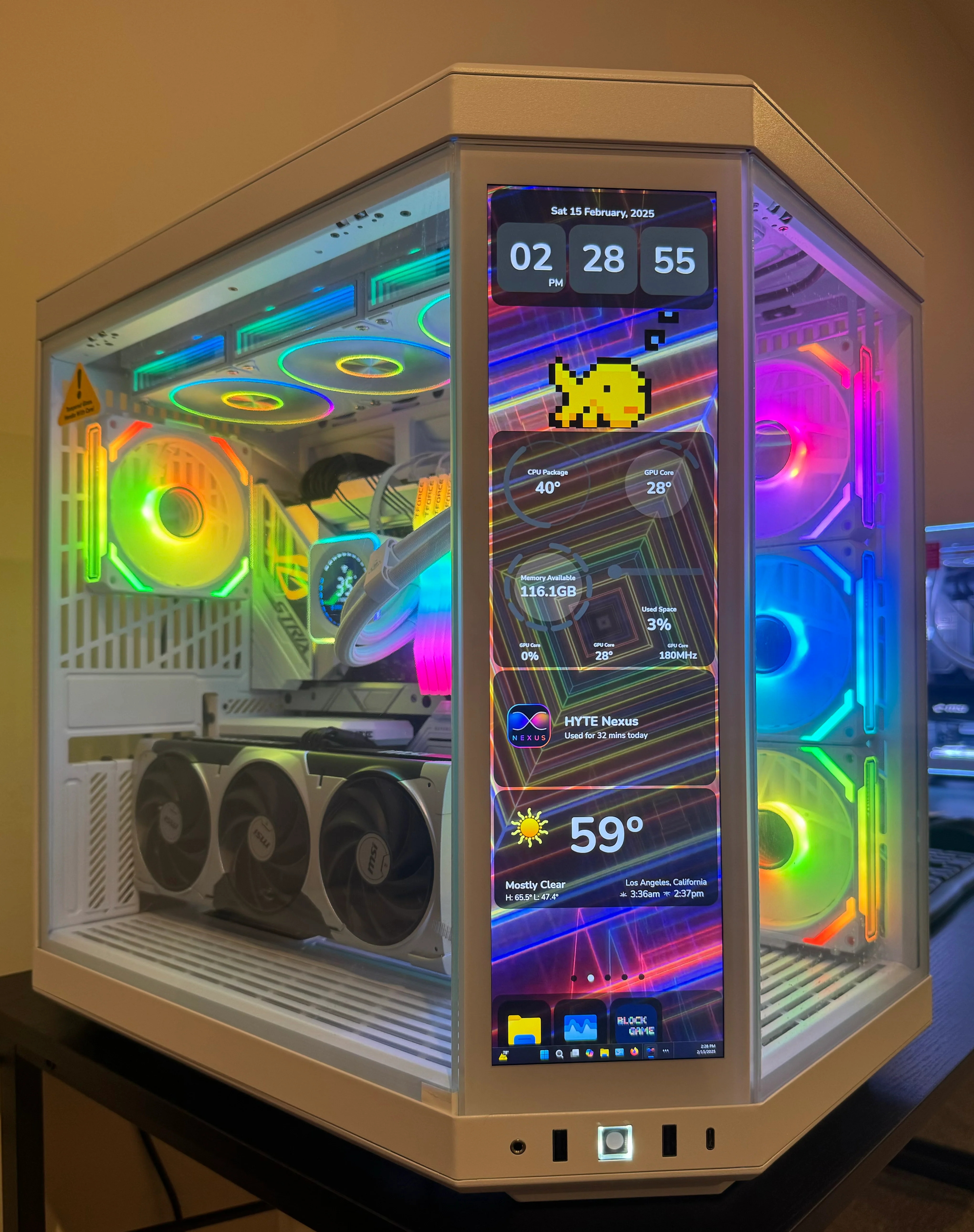 RTX 5080 CUSTOM BUILT GAMING PC WHITE BUILD - i9 14900K 64GB DDR5 4TB SSD WiFi - Image 3