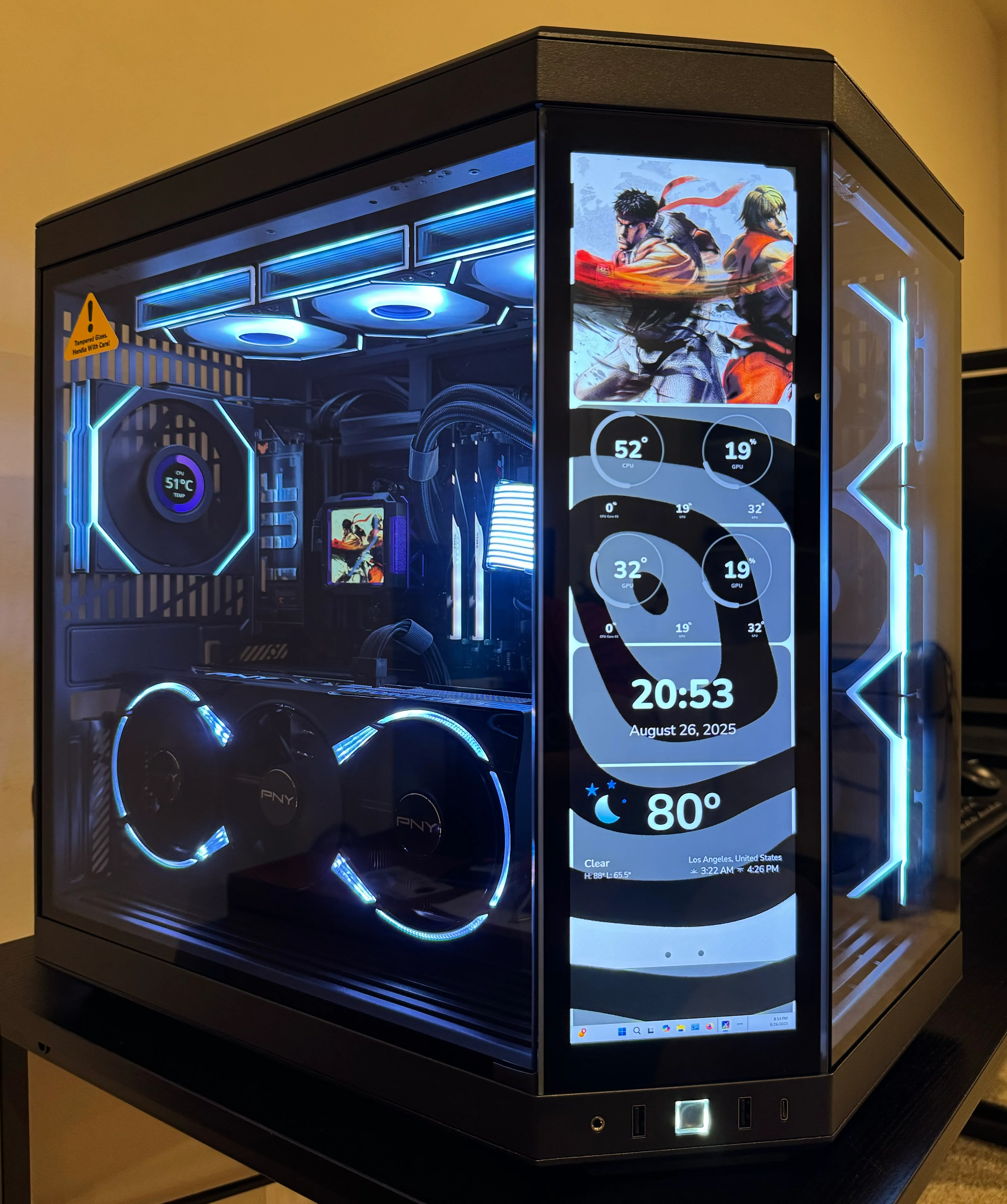 RTX 5090 CUSTOM BUILT GAMING PC Core i9 14900K 64GB DDR5 RAM 4TB SSD WiFi 7 VR BLACK BUILD - Image 2