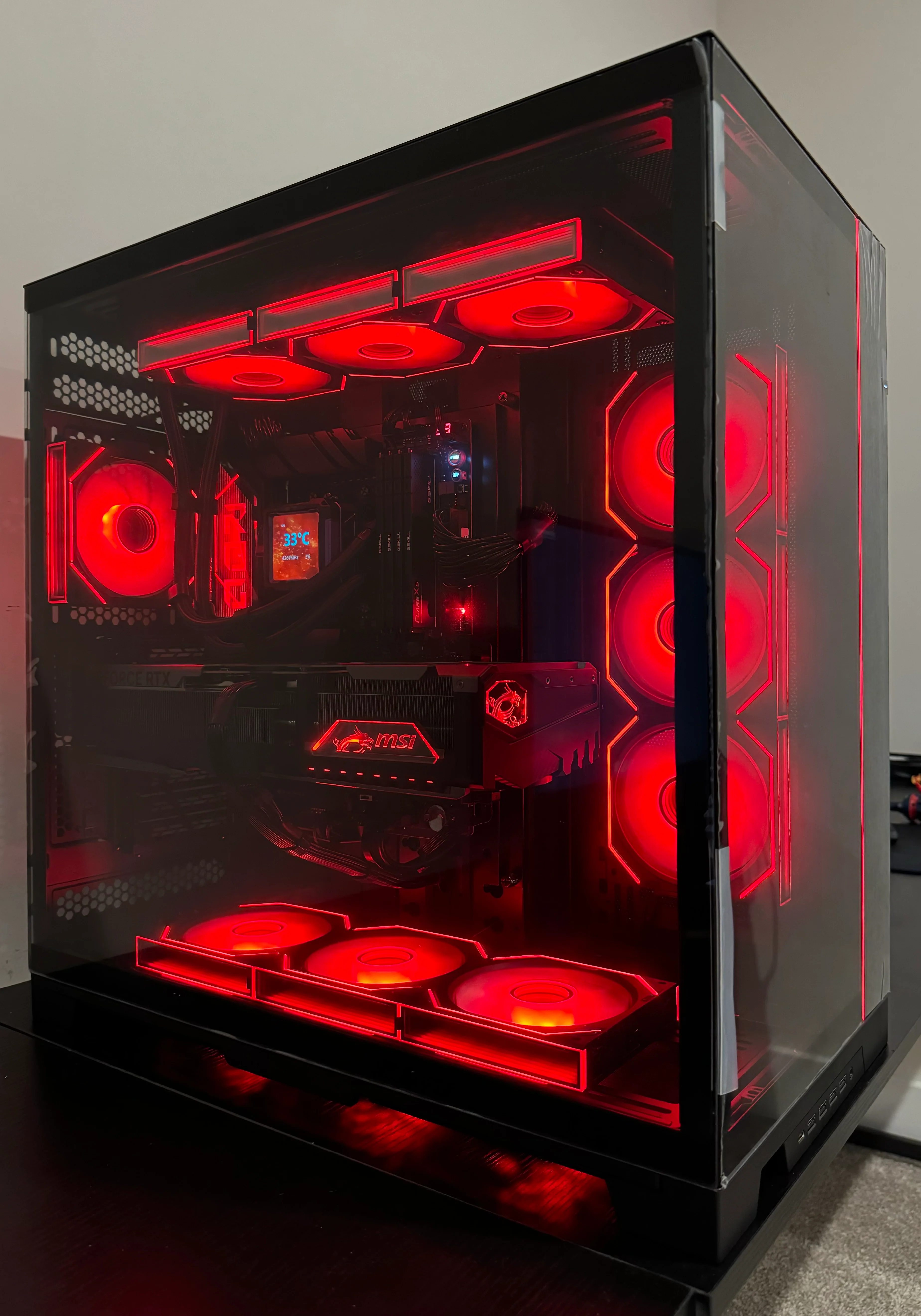 RTX 5090 WORKSTATION PC RYZEN 9 9950X3D 128GB RAM 8TB SSD WiFI RGB VR
