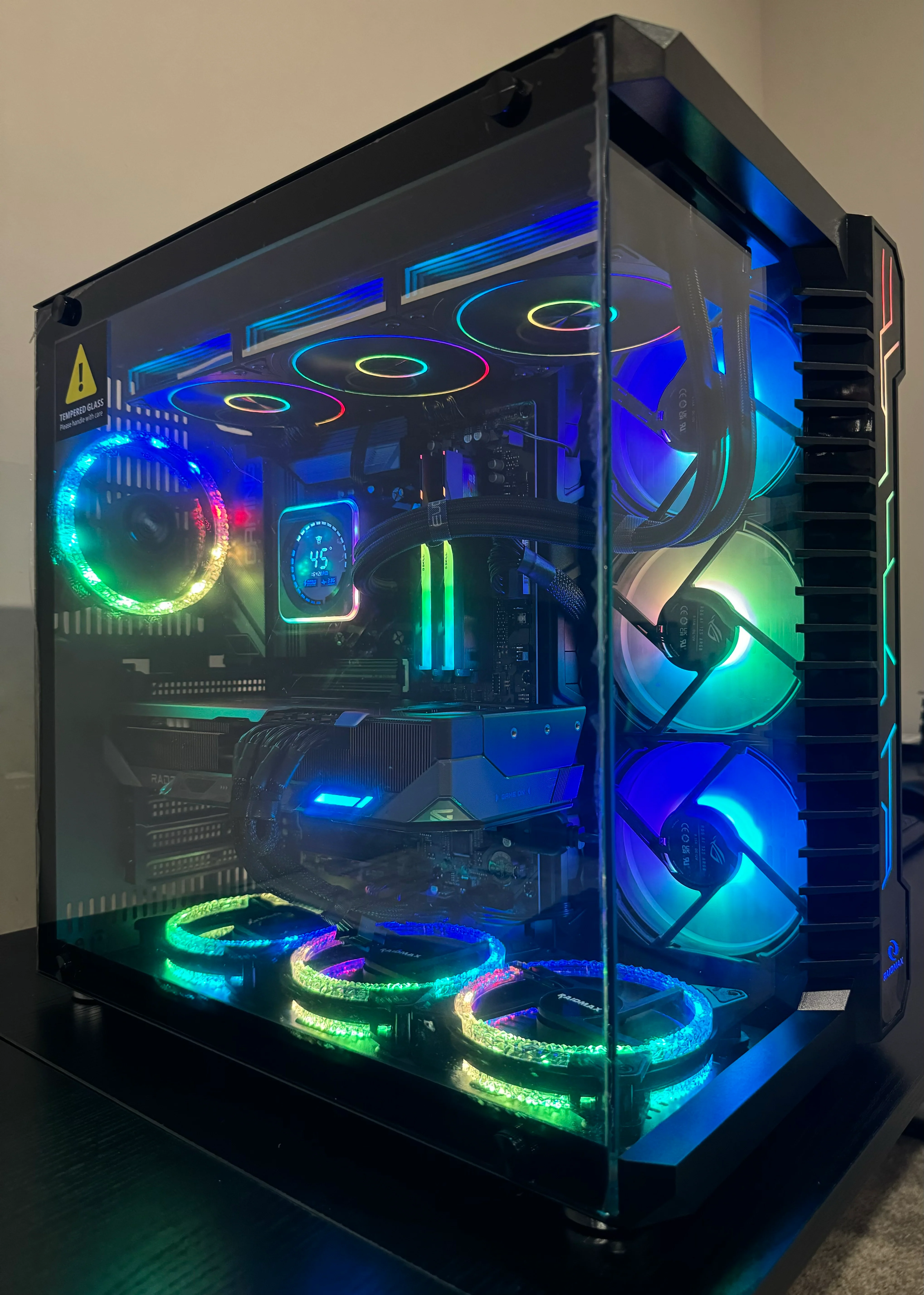 RX 9070 XT CUSTOM BUILT GAMING PC RYZEN 9 9950X3D 64GB DDR5 RAM 4TB SSD WiFi 6 VR