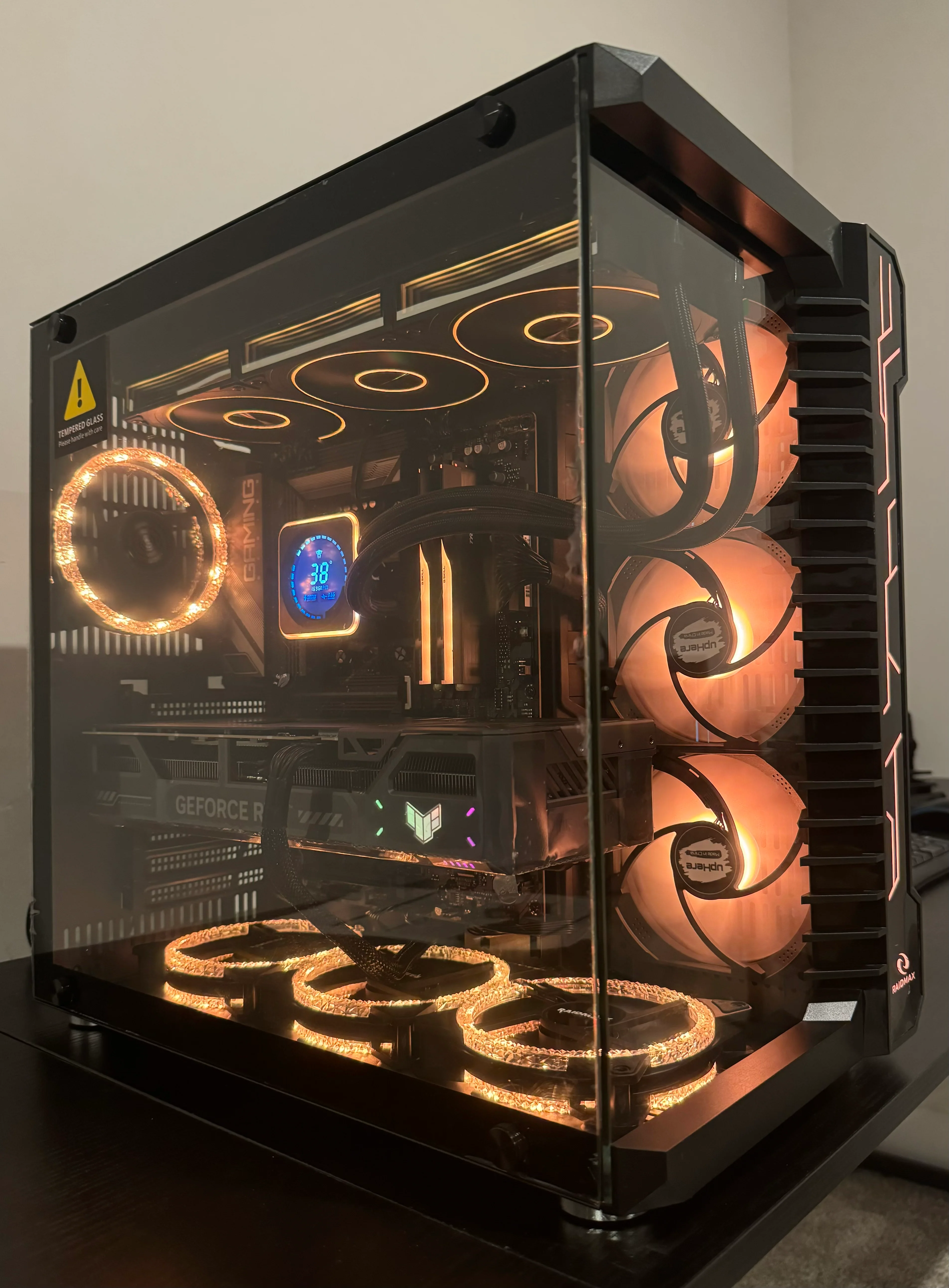 RX 9070 XT CUSTOM BUILT GAMING PC RYZEN 7800X3D 32GB DDR5 RAM 2TB SSD WiFi 6 VR