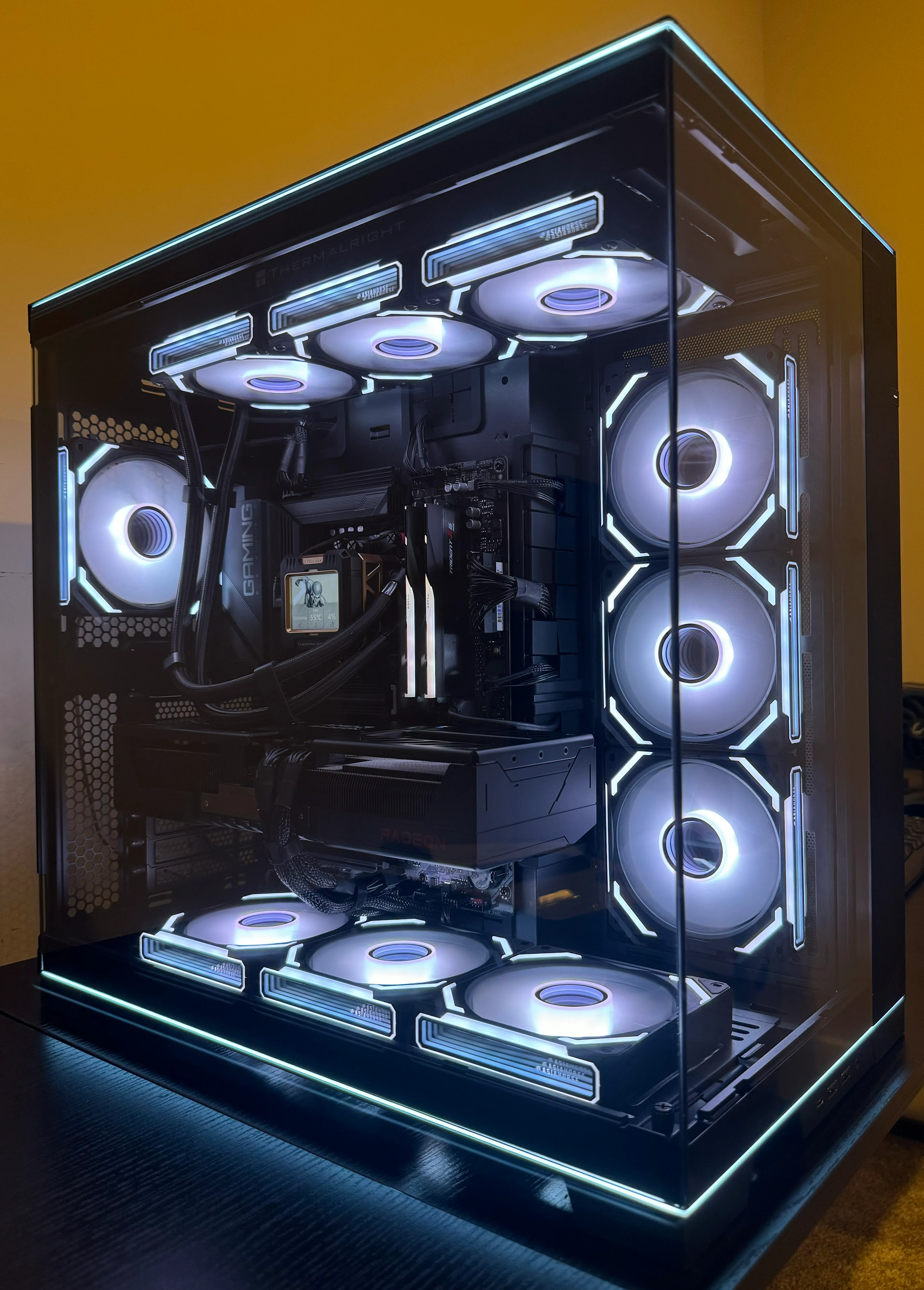 RX 9070 XT CUSTOM BUILT GAMING PC RYZEN 9800X3D 32GB DDR5 RAM 2TB SSD WiFi 6 VR