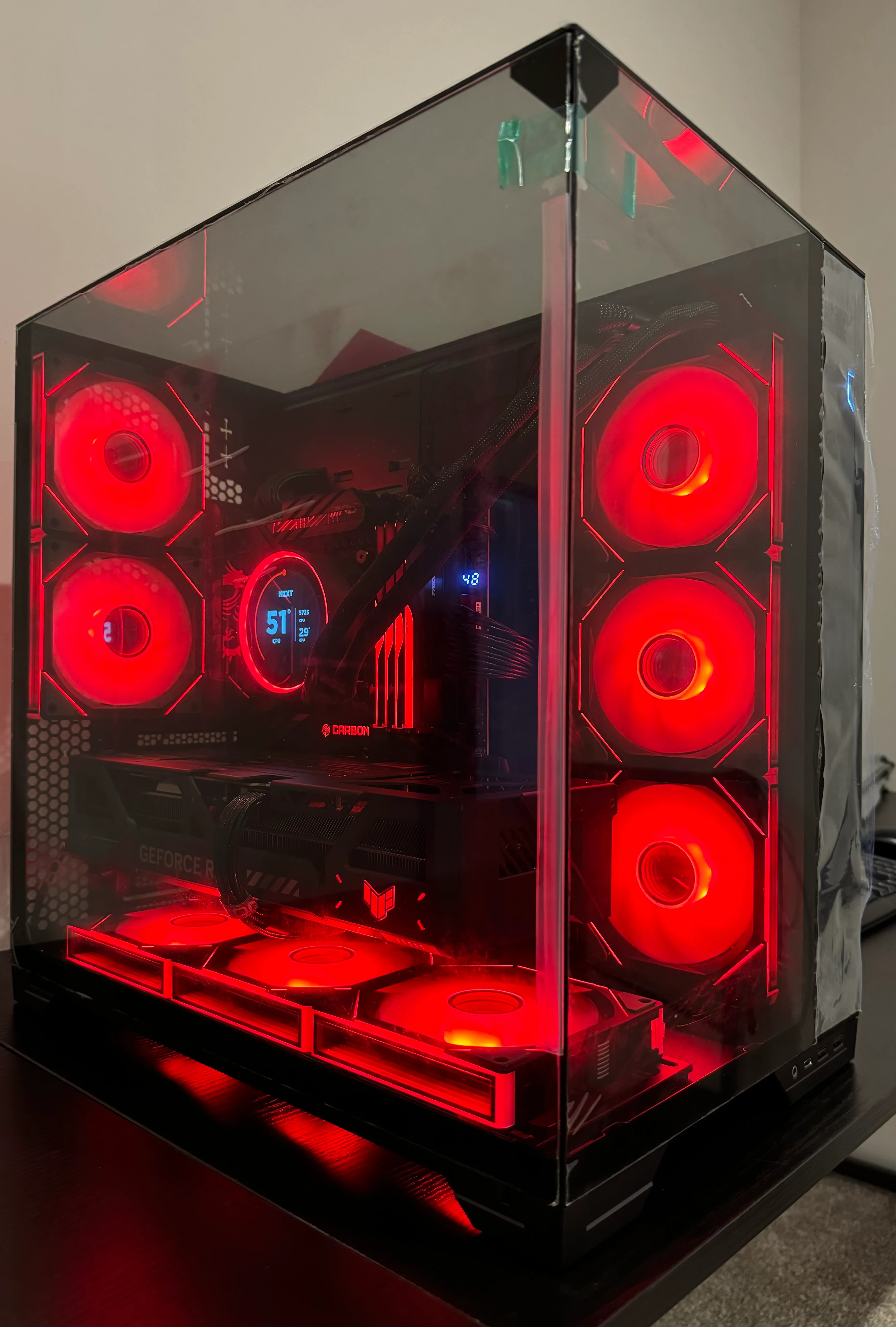 RYZEN 9 9950X3D AI WORKSTATION PC RTX 5090 128GB RAM 4TB NVME SSD WiFI RGB VR